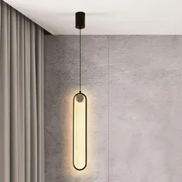 Hängsmycke Lampor Creative Nordic Modern LED Light Högkvalitativ enkel hängande för vardagsrum sovrum dykning