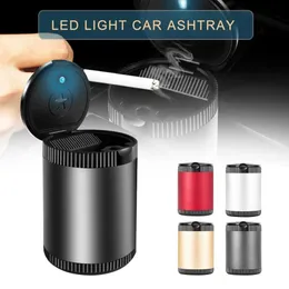 Odłączany Uchwyt Ashtray Auto Samochód z LED Light Universal Car Styling Akcesoria Wnętrze