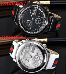 Big Diamonds Ruch Kwarcowy Zegarek 45mm Auto Data Wysokiej Jakości Deisgner Kobiety Mężczyźni Zegarki Montre De Luxe