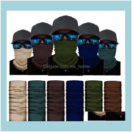 Festive Party Supplies Home & Gardenmagic Scarf Bandana Solid Designer Face Masks Multifunctional Headscarf Breathable Sweat Absorbing Mask