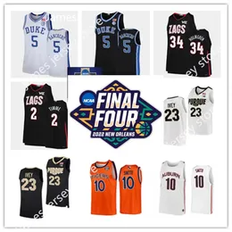 2022ファイナル4バスケットボールステッチジャージーPaolo Banchero Blue Devils Jabari Smith Jaden Ivey PurdueボイラーメーカーDrew Timme Chet Holmgren Gonzaga Bulldogs Jersey