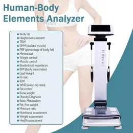 Annan skönhetsutrustning 2022 Underbar design Body Composition Analyzer Human Health Test Elements 120 Historiska poster Hälsovårdsmaskin CE