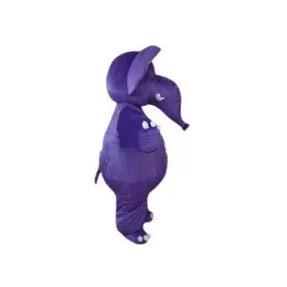 2022 Fabriks Hot New Purple Elephant Mascot Kostymer Tecknad Karaktär Vuxen