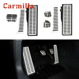 Carmilla Stainless Steel LHD Car Pedals Fit for Vw 5 Mk5 6 Mk6 5 Golf6 2003 - 2013 Auto Pedal Cover