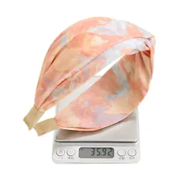 Classic Vintage Headbands Tie-dye Big Knotted Hair-Band Headband Fashion Women Print Hoop Hair Accessories