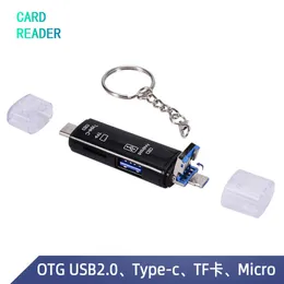 SDカードリーダーUSB 3.0カードリーダーマイクロTF SDリーダースマートメモリカードアダプタタイプCカルディレーダーUSB 2.0マイクロOTG用ラップトップ