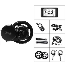 BAFANG 8FUN BBS01 Bbs01B 48V 350W Potężny Mid Drive Crank Motor Electric Bike Conversion Kit Ebike Środkowej części z kolorowym wyświetlaczem