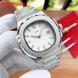 Montre de luxe Mens Japan Quartz Movement Watches 42mm 5A Qualidade Full Fine Relógio de Aço Inoxidável Quadrado Dial Designer Relógios de Pulso Clássicos