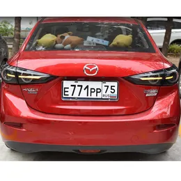 Car Styling Taillights dla Mazda 3 Axela Sedan 2014-2018 LED Ogon Light DRL Lampa Włącz Sygnał Tylne wsteczne Hamulce Parking Facilift