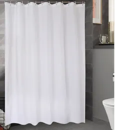 Sublimering av duschgardiner Vit tomt 100% polyester 60*72 tum badrumsgardin värmeöverföring enstaka tyg A12