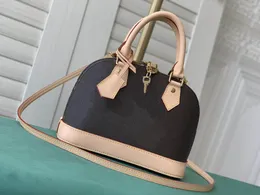 Высокое качество, дизайнерская сумка, женская сумка Луиза Виттон, сумки на ремне, кожаная сумка, модная женская сумка через плечо Alma BB, кошелек, карман на молнии M53152
