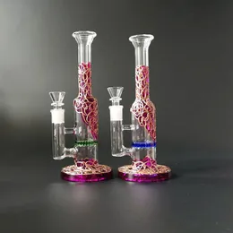 Großhandel Beecomb Perc Wasserpfeifen Gerade Typ Stil Bongs Wasserpfeife mit Glasschüssel Öl Dab Rigs Shisha Rauchpfeifen 14,5 mm Innengelenk Heady Glass WP533