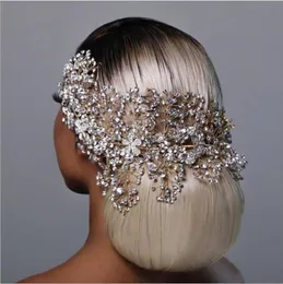 2022 Silver Gold Diamenty Diamenty Bridal Headpieces Crown Wedding Włosy Akcesoria Korony ślubne Akcesoria do włosów Bridal dla kobiet Headpiece