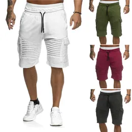 Męskie Spodenki Cargo Summer Casual Pocket Spodenki Fitness Joggers Moda Mężczyźni Plus Rozmiar Spodnie 3XL Spodnie Spodnie Krótkie Homme Odzież q190521