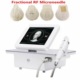 Professional Microneedle Fractional RF radio frequency Machine 10 25 64 nano Pins Wrinkles Stretch Marks Removal Face Skin Lifting Shrink Pores
