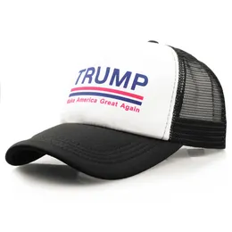 Em estoque Entrega Rápida Trump Hat 2024 U.S Presidential Eleitoral Cap Festa Chapéus Faça América Grande Novamente Malha Caps Esportivos