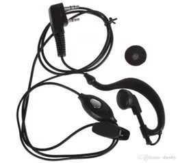 2 pin słuchawkowy zestaw słuchawkowy PTT z mikrofonem Walkie Talkie Hook Hook Interphone Słuchawki do Baofeng UV5R PLUS BF-888S UM