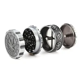 4-Layer Zinc Alloy Nut Grinder Metal Small Portable Smoking Crusher Direct Selling Smoke Fittings