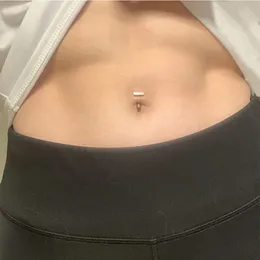 Dainty Belly Button Rings Small Stainless Steel Navel Bar Piercing