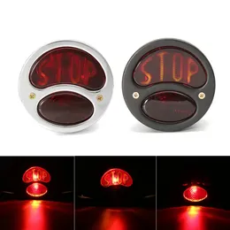 Lampada da corsa per luce stop freno posteriore per moto per Harley Cruiser Cafe Racer