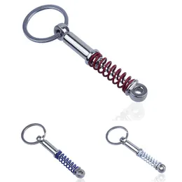 Nyckelringar Lanyards Keychains Car Keyring Kolv Absorber Form Keychain Decoration Key Chain Pendant Auto Accessories Chaveiro Para Carro Automobile