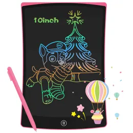 NEWYES ELECTRONIC LCD Skriva tablett 10 tums digitala ritbräda Färgglada handstilkudda barn grafiska med penna Barngåva