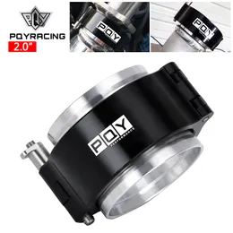 PQY - 1 Piece 2.0 Clamp System Assembly Exhaust V-band Clamp Quick Release For OD Exhaust/Intercooler Pipe/Turbo PQY-VCE10BK-QY