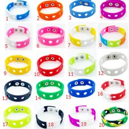 Party Gift Silicone Armband Soft Armband Band Sko Charms Dekoration Barntillbehör 18cm 20colors Min.Order = 200PCS