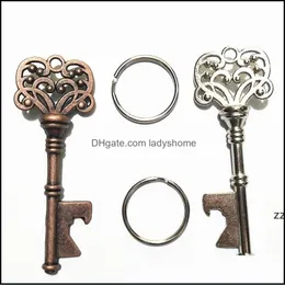 Apribottiglie Utensili da cucina Cucina, Sala da pranzo Bar Giardino domesticoPortachiavi vintage Chiave Apribottiglie per birra Strumento per aprire lattine di coca con anello o catena Hwd8