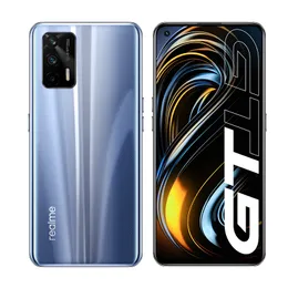 Original Realme GT 5G Mobile Phone 8GB RAM 128GB ROM Snapdragon 888 64.0MP 4500mAh Android 6.43 inch AMOLED Super Full Screen Fingerprint ID Face NFC Smart Cell Phone