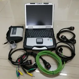 Diagnostic Scan Tool MB Star Compact C4 WiFi DOIP HDD 320 GB med bärbar dator CF30 ToughBook 4G Full Set Ready to Use Scanner för bilar Truks