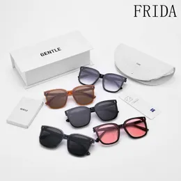 Óculos de sol polarizados de designer de moda de luxo, feminino, masculino, 2022, de luxo, marca coreana, quadrado, de alta qualidade, UV400, óculos de sol FRIDA