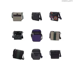 Torba Messenger Luxurys Projektantów Torby Crossbody Zaawansowane Płótno Ochrona środowiska Materiał Europejski i Amerykański Multi Pochets