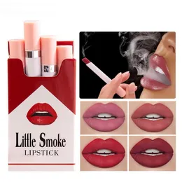 Handaiyan papierosowy sztyft do ust aksamitny matowy zestaw szminek Coffret Rouge a Levre długotrwały makijaż zestawy pudełek do palenia