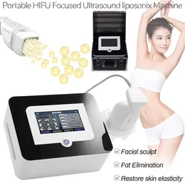 Mini Hifu wrinkle removal body slimming machine ultrasound face lifting liposonix skin tightening spa beauty equipment
