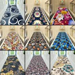 Carpets Tatami Mat Long Hall Corridor Carpet For Living Room Stones 3D Rug Bedroom Kitchen Entrance Doormat Home Decor