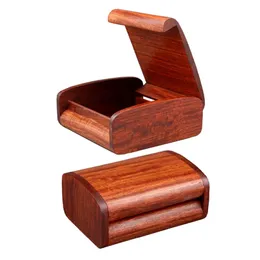 Rosewood Förvaringsbox Smycken Organizer Trinket Klassiska Handgjorda Smycken Boxar Wood Home Chic Tiny Container 211102
