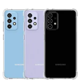 Samsung Galaxy A72 A52 A32 A22 A71 A51 5G A31 A21 A70 A50 A30 A20 실리콘 커버 Ultra Thin의 충격 방지 명확한 소프트 케이스