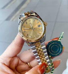 2021 Classic Designer Luxury Watch, 36mm Diamant Utsmyckning, Fem färger, Mekanisk Automatisk, Rostfritt Stål Bälte