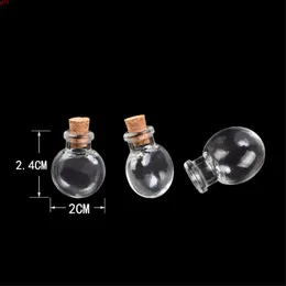 50 pcs 20x24x6 mm mini garrafas de vidro pingentes pequenos desejos com rolhas artes jars presente decorativo vialsgood qty