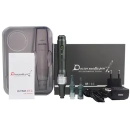 Красота Ролик с микроиглами Nano Electric Professional Dermapen E6 Уровни Dr Pen для мезотерапии Регулируемая Морщины Акне Веснушки Отбеливание Красота