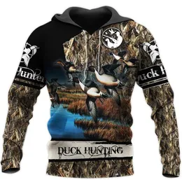 Men's Hoodies & Sweatshirts Duck Hunting 3D All Over Print Suit Fashion Autumn Sweatshirt/hoodie/zipper Hoodie Unisex Fun Streetwear