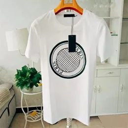 2022 Moda Erkek Tişörtleri Siyah Beyaz Tasarımcı T-Shirt The Coin Men T-Shirt Sıradan Kısa Kol S-4XL Luxury Tee