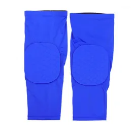 PCS Creative Heart Pattern Honeycomb Sports Knee Brace Protective Sleeve Andningsskydd Gear Support Protector för outd