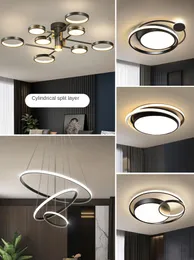 Wallpapers Lâmpada na sala de estar Modern minimalista e magnífico 2021 nórdico casa inteira de iluminação de iluminação luz de luxo