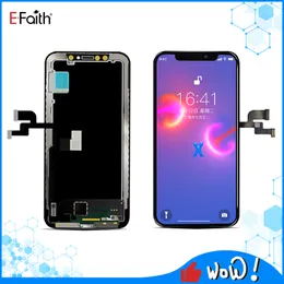 Efaith display LCD de alta qualidade para o iPhone x painel de toque digitador tela de montagem substituição com DHL grátis