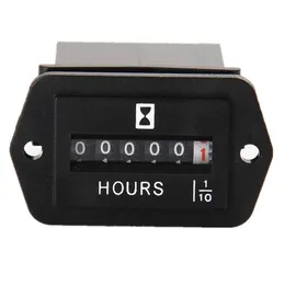 Timers FashionDC 6-80V Mekanisk timmätare - Hourmeter för motorgenerator Båtbilar Motorcross Motor Truck Tractor
