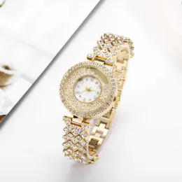 28 ミリメートルネットレッドラインストーン腕時計流砂スーツスチールバンドレディース腕時計ガールズクォーツ時計女性の女性の腕時計