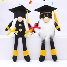 Doktor Graduation NoMes Graduerad student dvärg gåvor Hemprydnader Långben Grattis Grad Swedish Gnomes WHT0228