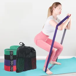 Yoga ginásio equipamento de fitness longa faixas de resistência elástica bandas para assistência pullup alongamento treinamento booty hip workout home